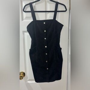 Faux Corduroy Dress